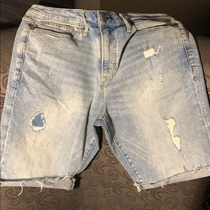 EXPRESS light blue Jean short